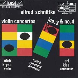 Foto van Schnittke: violin concerto no.3 & no.4/violin concertos - cd (7318590005170)