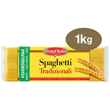 Foto van Grand'sitalia spaghetti tradizionali voordeelpak 1kg bij jumbo