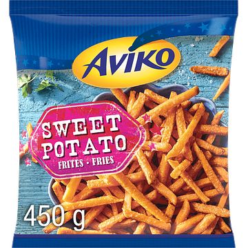 Foto van Aviko zoete aardappel frites 450g bij jumbo