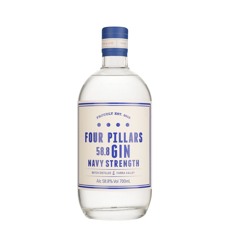 Foto van Four pillars navy strength gin 70cl