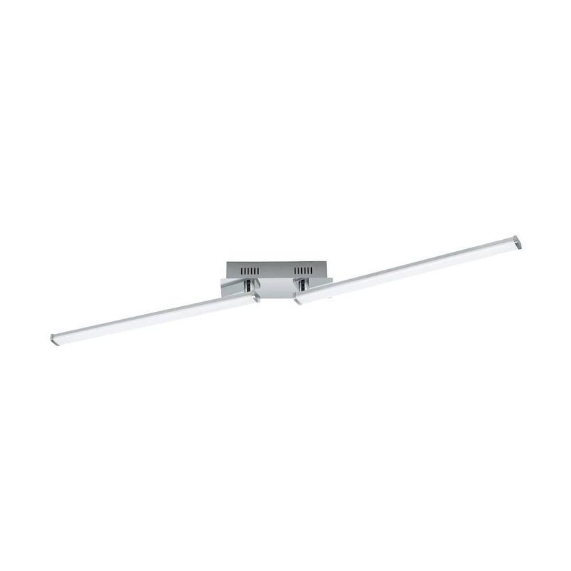 Foto van Eglo lasana 2 plafondlamp - led - 100 cm - grijs/wit