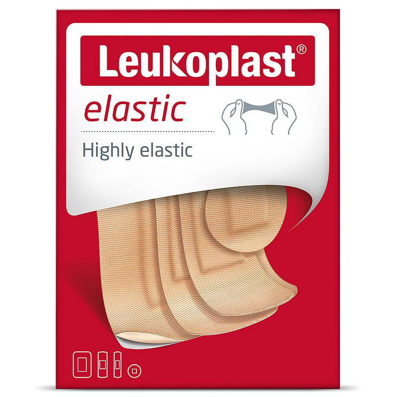 Foto van Leukoplast elastic assortiment wondpleister
