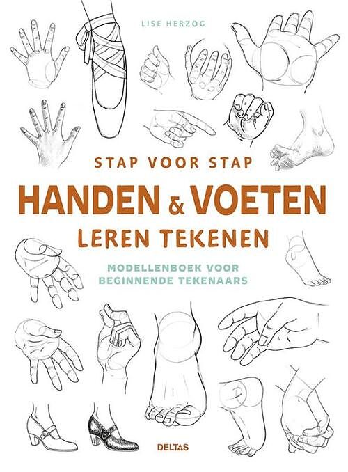 Foto van Stap voor stap handen en voeten leren tekenen - lise herzog - paperback (9789044765069)