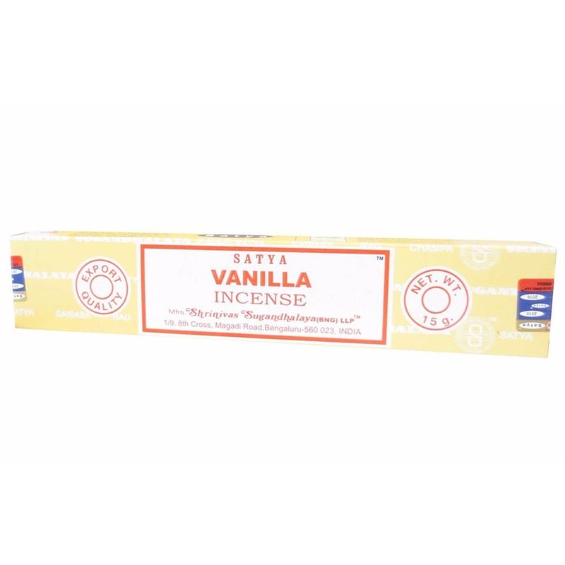 Foto van Nag champa wierook vanilla 15 gram - wierookstokjes