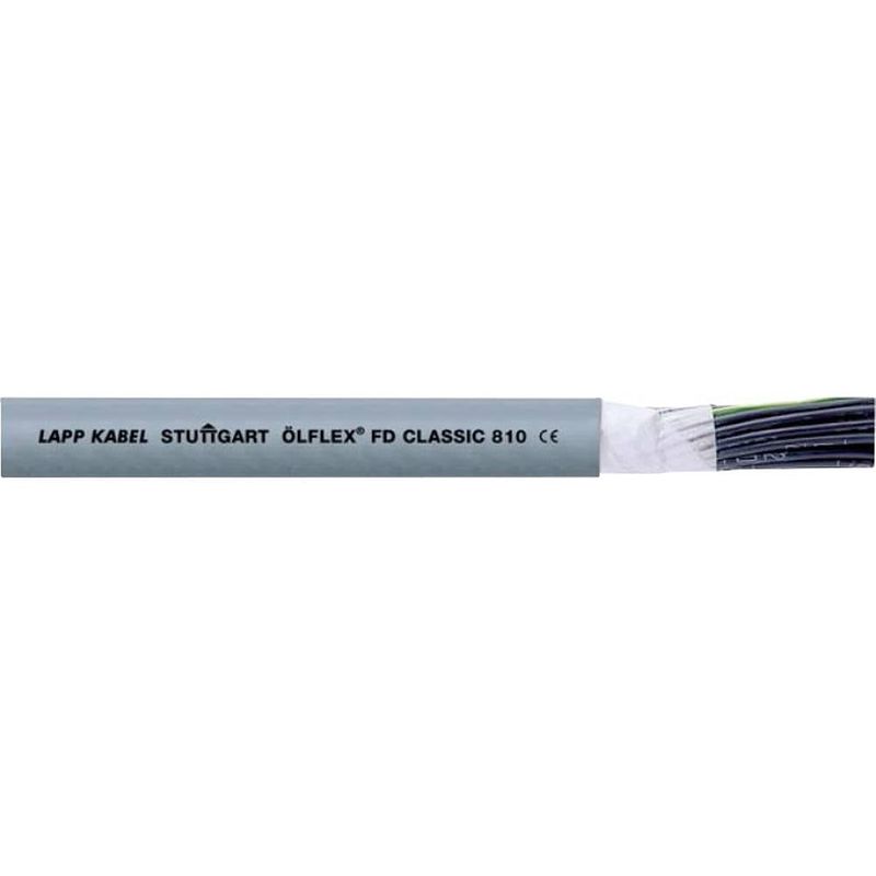 Foto van Lapp 26134-100 geleiderkettingkabel ölflex® fd classic 810 7 g 1 mm² grijs 100 m