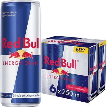 Foto van Red bull energy drink 6pack x 250ml bij jumbo