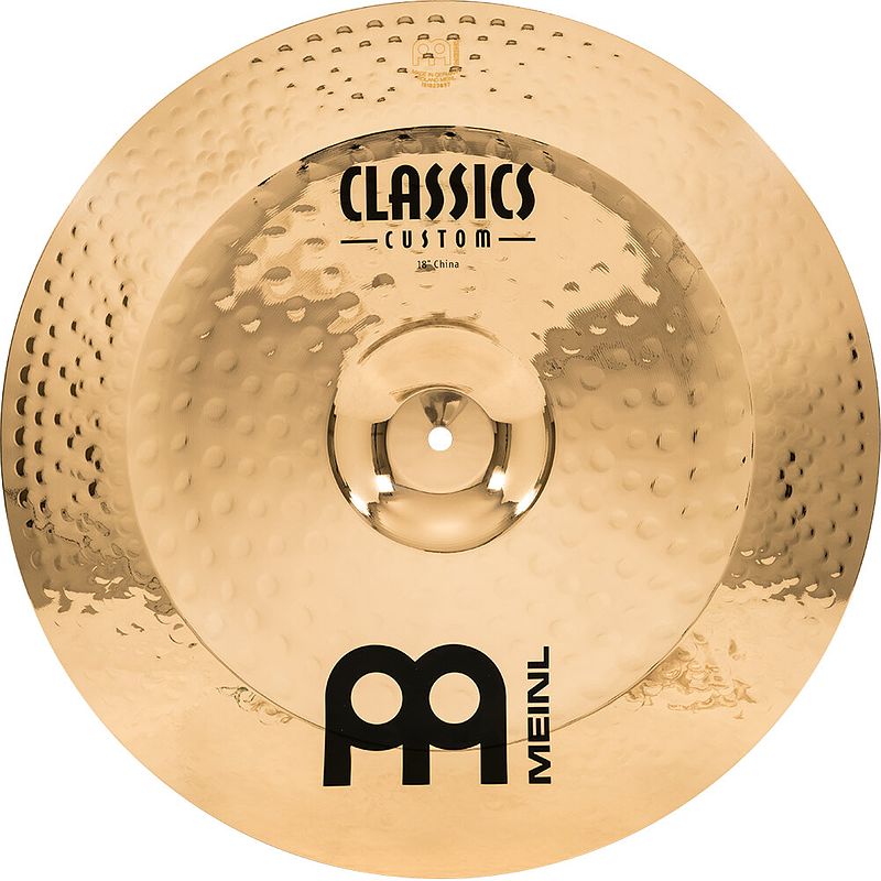 Foto van Meinl cc18ch-b classics custom brilliant 18 inch china bekken