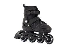 Foto van Aventuri verstelbare inline skates semi softboot zwart maat 30 33 (s)