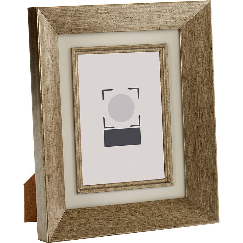 Foto van Giftdecor fotolijst 13 x 18 cm hout/glas goud