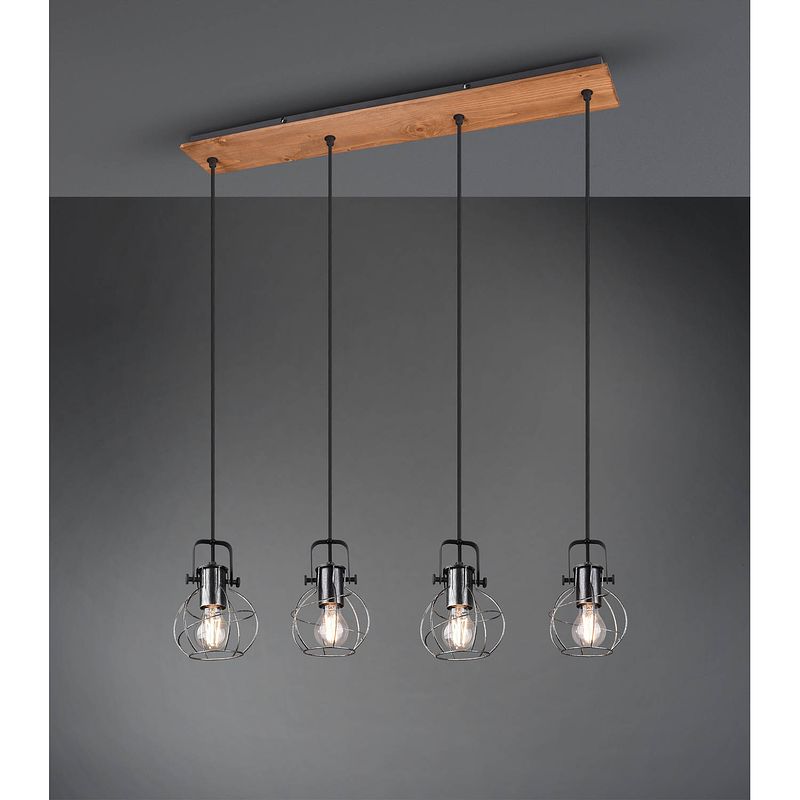 Foto van Vintage hanglamp madras - metaal - zilver