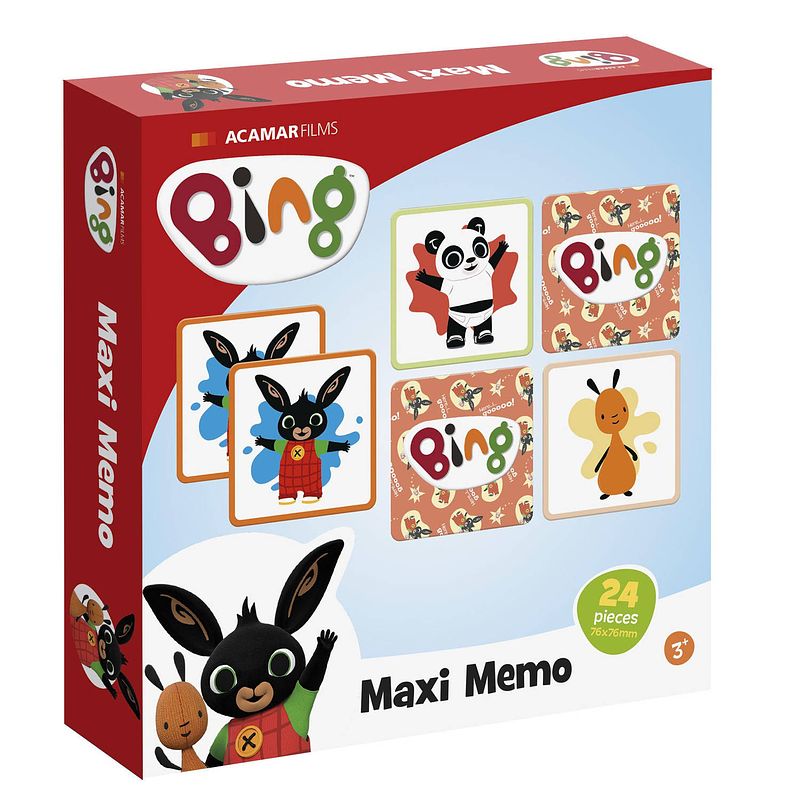 Foto van Bambolino toys bing maxi memospel - 24-delig