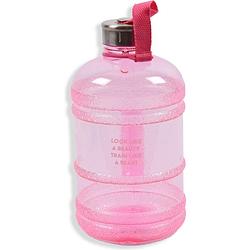Foto van Sportdrankfles - waterfles / watercan van tritan materiaal - 1.9 liter roze