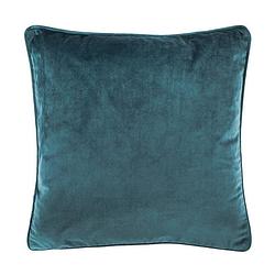 Foto van Sierkussen velvet - blauw - dekbed-discounter.nl