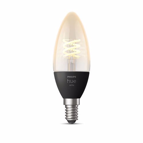 Foto van Philips hue filament kaarslamp e14 1-pack zachtwit licht