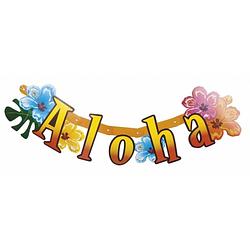 Foto van Hawaii versiering aloha slinger - feestslingers