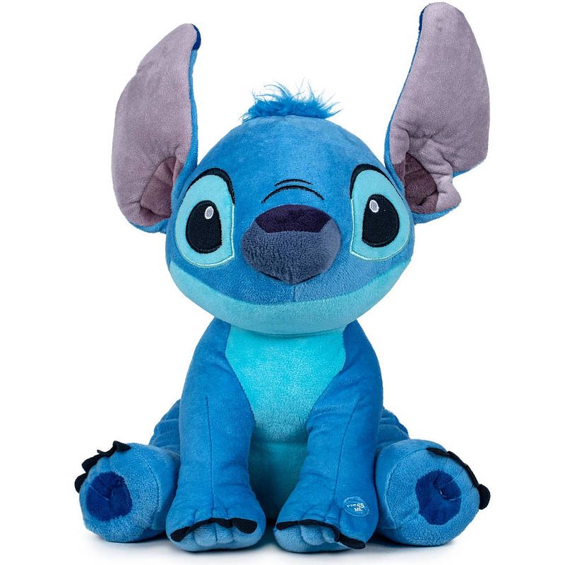 Foto van Disney lilo & stitch pluchen knuffel stitch met geluid - 45 cm