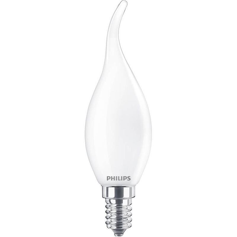 Foto van Philips lighting 76293300 led-lamp energielabel e (a - g) e14 kaars 2.2 w = 25 w warmwit (ø x l) 3.5 cm x 12.3 cm 1 stuk(s)