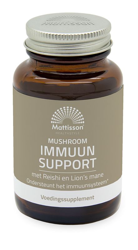 Foto van Mattisson healthstyle mushroom immuun support capsules