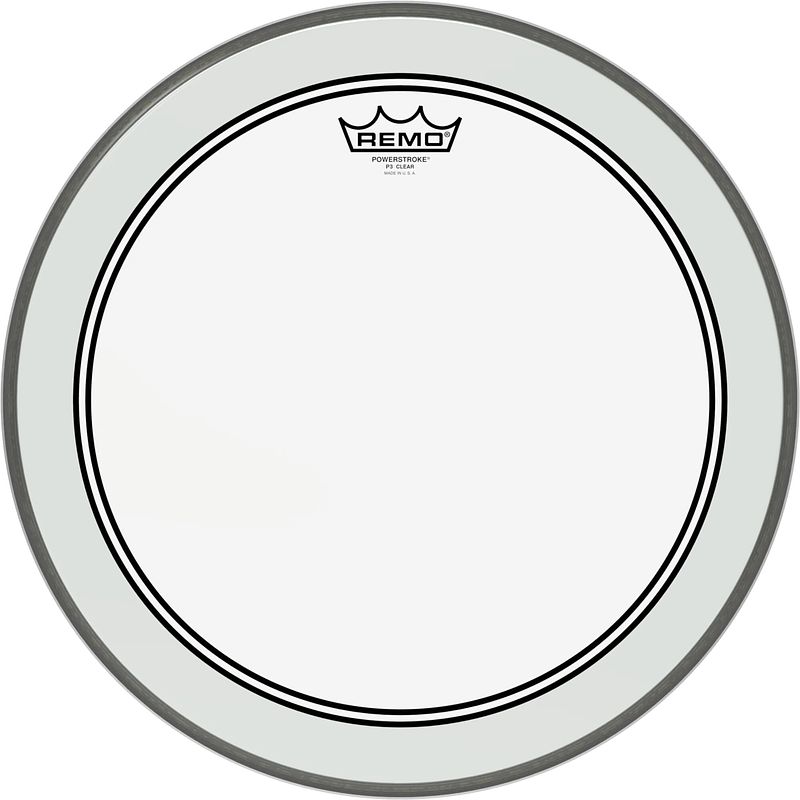 Foto van Remo p3-1316-c2 powerstroke p3 clear bassdrumvel 16 inch