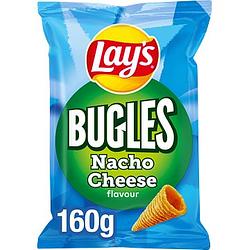 Foto van Lay'ss bugles nacho cheese chips 160g bij jumbo