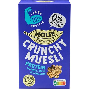 Foto van Holie crunchy muesli protein 400g bij jumbo