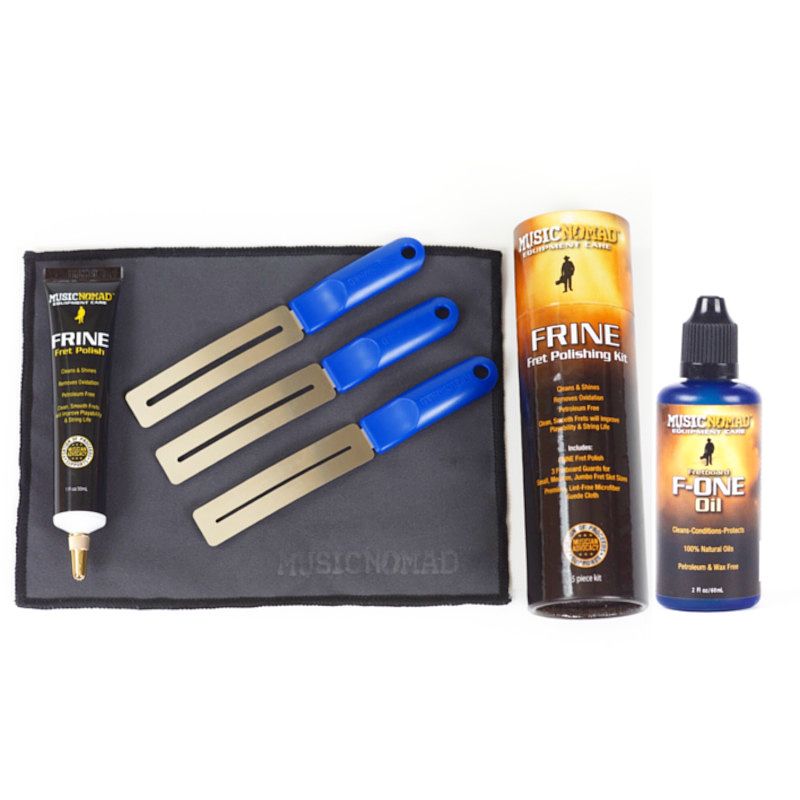 Foto van Musicnomad mn144 total fretboard care kit set onderhoudsmiddelen voor toets en frets