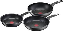 Foto van Tefal unlimited koekenpan 24 + 28 cm + wokpan 28 cm