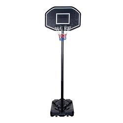 Foto van Engelhart basketbalpaal verstelbaar 200-305 cm met standaard basketbalstandaard mobiel & verrijdbaar