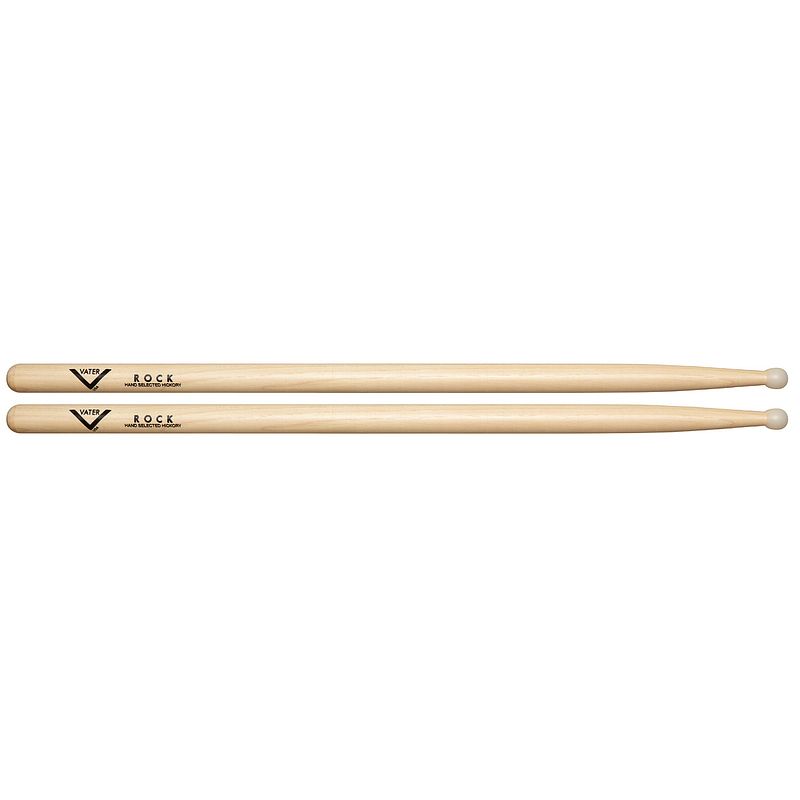 Foto van Vater vhrn hickory rock drumstokken met nylon tip