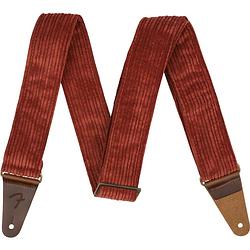 Foto van Fender corduroy strap antique cherry 2 inch gitaarband