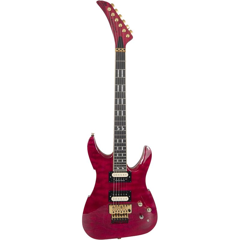 Foto van Peavey adrian vandenberg signature purple flame maple elektrische gitaar met koffer