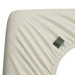 Foto van Beddinghouse dutch design jersey stretch split-topper hoeslaken off-white-lits-jumeaux (200x200/220 cm)
