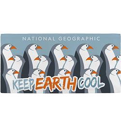 Foto van National geographic strandlaken pinguïns - 70 x 140 cm - multi
