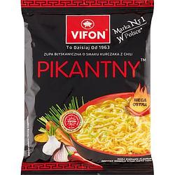 Foto van Vifon pikantny chili chicken flavour instant noodle soup (very hot) 70g bij jumbo