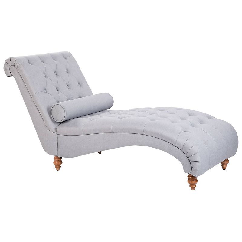 Foto van Beliani muret - chaise longue-grijs-polyester