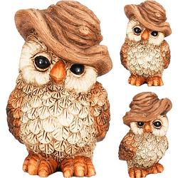 Foto van Nampook - owl with rattan hat 2ass 11 cm