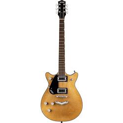 Foto van Gretsch g5222lh electromatic double jet bt natural linkshandige elektrische gitaar