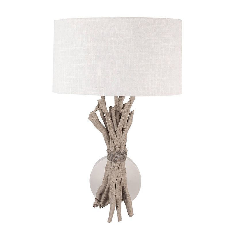 Foto van Clayre & eef wandlamp 33x26x43 cm beige kunststof beige