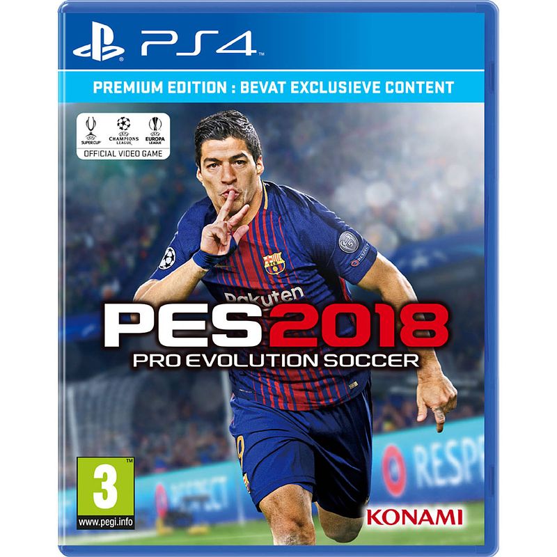 Foto van Ps4 pes 2018 premium edition