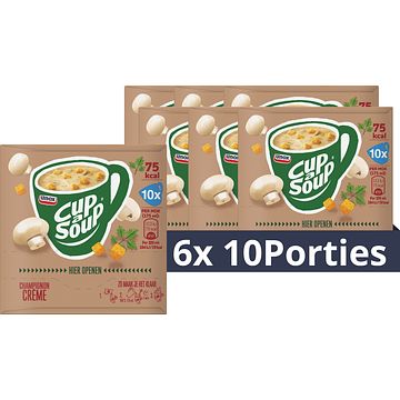 Foto van Unox cupasoup champignon creme 10 x 175ml bij jumbo