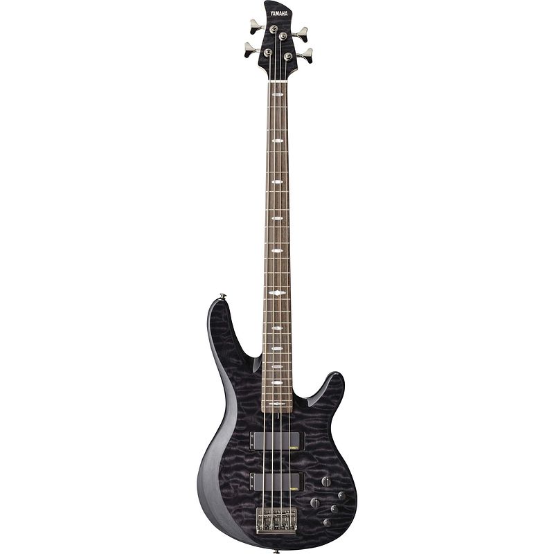 Foto van Yamaha trb1004j translucent black 4-snarige elektrische basgitaar