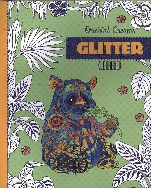 Foto van Glitter kleurboeken - oriental dreams - paperback (9789464322828)