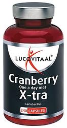 Foto van Lucovitaal cranberry met x-tra lactobacillus capsules