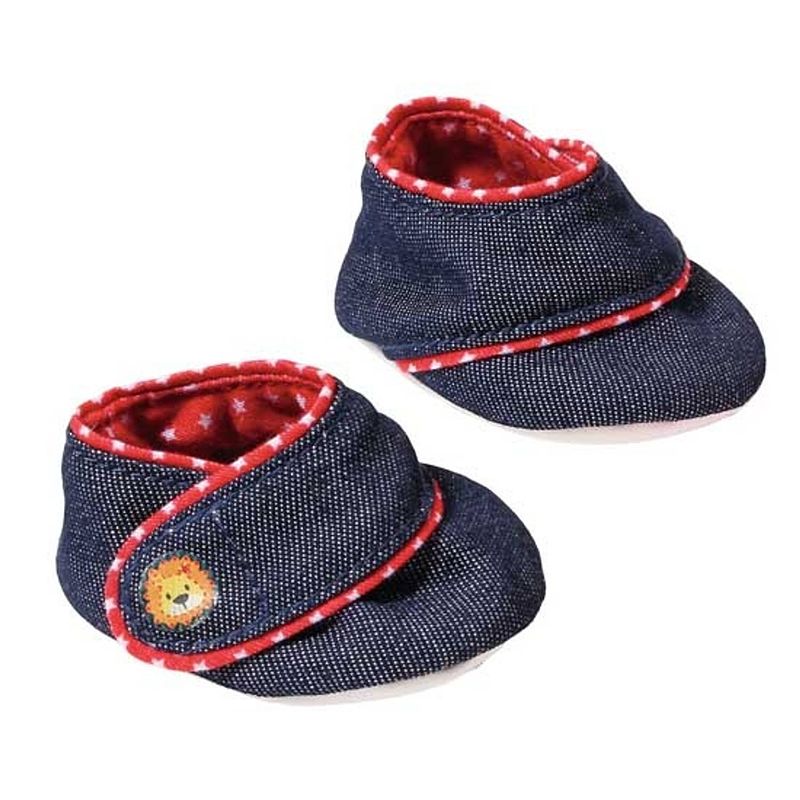 Foto van Dolly moda babyschoentjes blauw 2 stuks