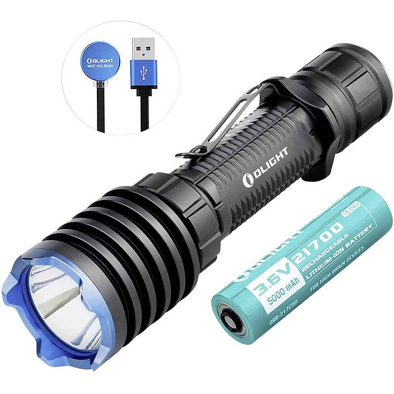 Foto van Olight warrior x pro zaklamp werkt op een accu led 2000 lm 239 g