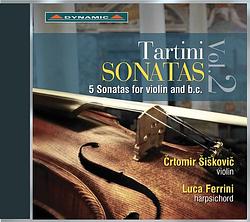 Foto van Five sonatas for violin and basso continuo - cd (8007144077754)