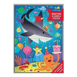Foto van Shark party greeting card puzzle - puzzel;puzzel (9780735379015)