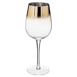 Foto van Casa di elturo set van 6 - glam gold wijn glazen ella - 42cl