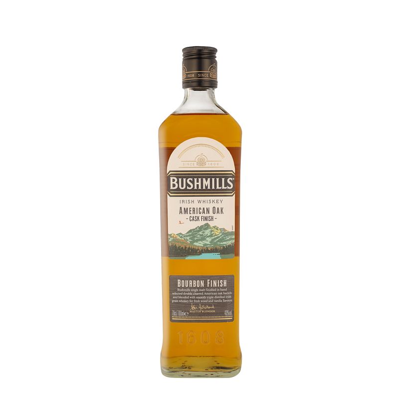 Foto van Bushmills american oak cask finish 70cl whisky