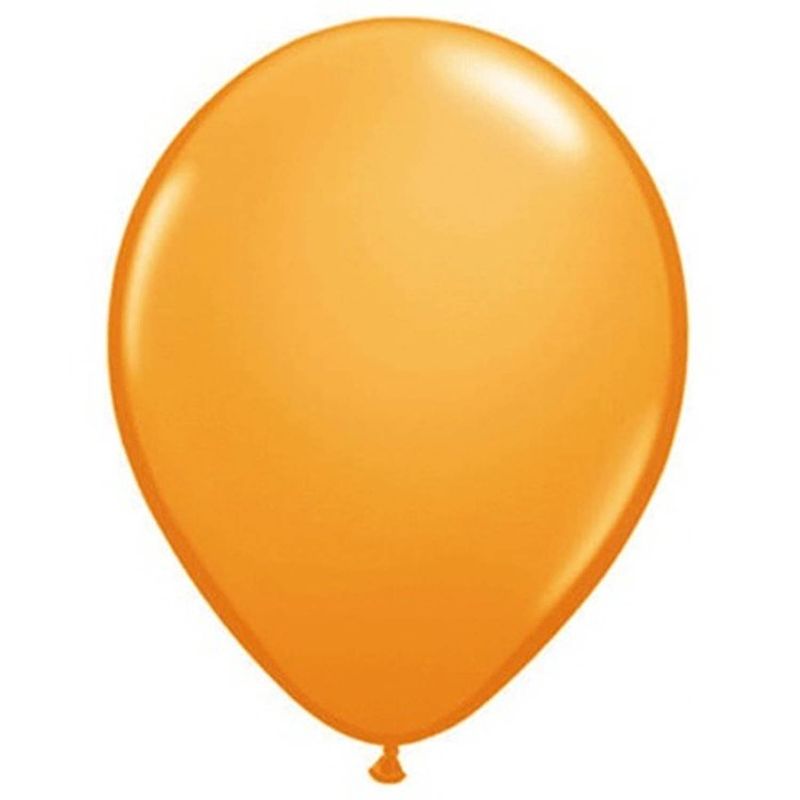 Foto van Qualatex ballonnen oranje 10 stuks - ballonnen